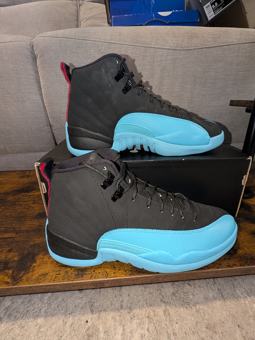 Air Jordan 12 Retro Gamma Blue 2013 Men's 9 130690-027 New OG Box